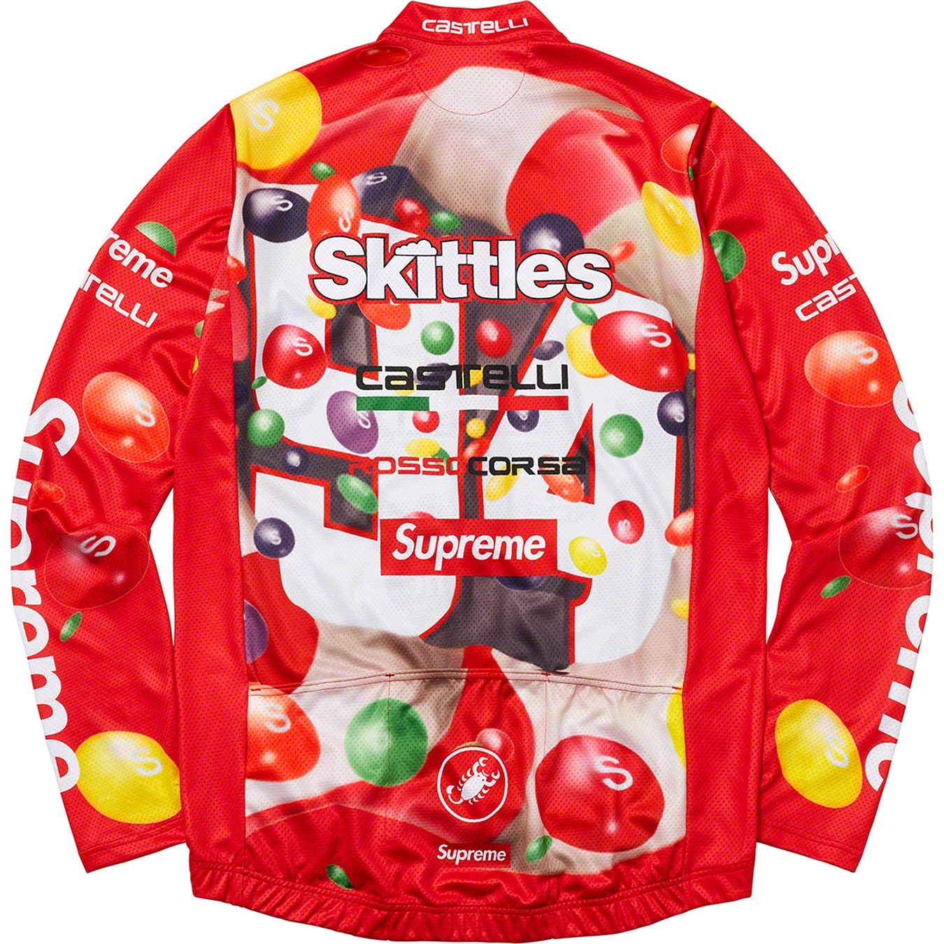 Supreme®/Skittles®/<wbr>Castelli L/S Cycling Jersey view 4